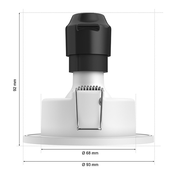 Philips Hue Xamento badkamerinbouwspot | Rond | Wit | White en Color Ambiance | 4.2W | 3 stuks LPH04057 - 2