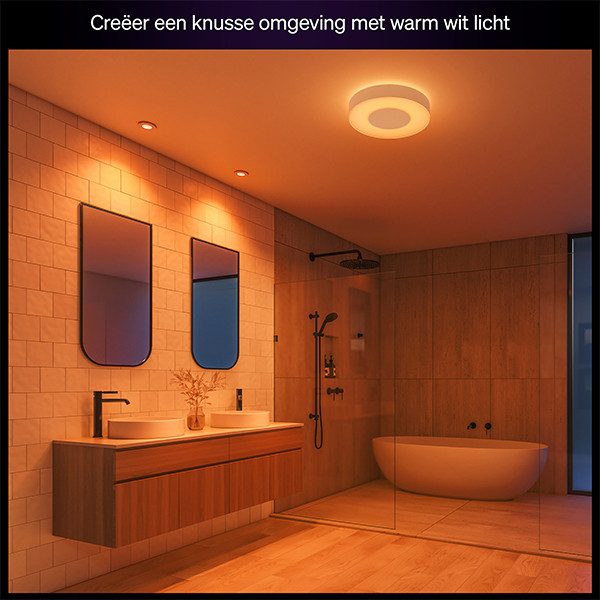 Philips Hue Xamento badkamerinbouwspot | Rond | Wit | White en Color Ambiance | 4.2W | 3 stuks LPH04057 - 5