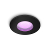Philips Hue Xamento badkamerinbouwspot | Rond | Zwart | White en Color Ambiance | 4.2W | 1 stuk  LPH03933 - 2