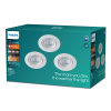 Philips Impala Inbouwspot | 2700K | IP20 | Wit | 6W | 3 stuks LPH04807 - 3