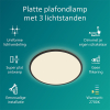 Philips LED Plafondlamp | Superslim | Ø 25 cm | Rond | 2700K | IP20 | Zwart | Dimbaar | 15W LPH04801 - 4