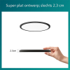 Philips LED Plafondlamp | Superslim | Ø 25 cm | Rond | 2700K | IP20 | Zwart | Dimbaar | 15W LPH04801 - 7