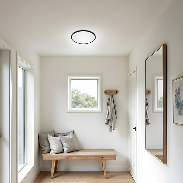 Philips LED Plafondlamp | Superslim | Ø 30 cm | Rond | 2700K | IP20 | Zwart | Dimbaar | 18W LPH04802 - 8