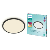 Philips LED Plafondlamp | Superslim | Ø 30 cm | Rond | 2700K | IP44 | Zwart | Dimbaar | 18W LPH04806 - 1