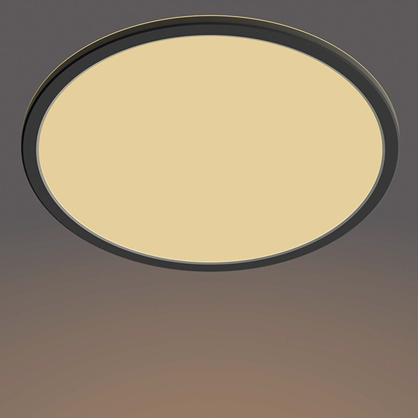 Philips LED Plafondlamp | Superslim | Ø 30 cm | Rond | 2700K | IP44 | Zwart | Dimbaar | 18W LPH04806 - 7