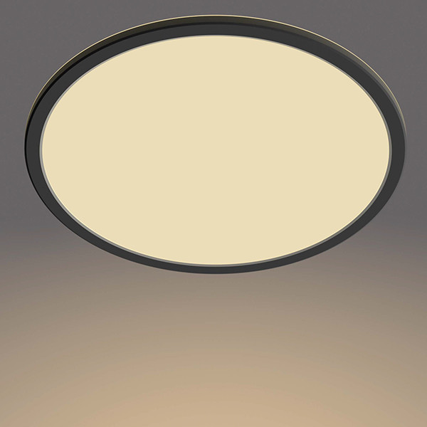 Philips LED Plafondlamp | Superslim | Ø 30 cm | Rond | 2700K | IP44 | Zwart | Dimbaar | 18W LPH04806 - 8
