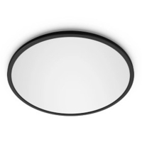 Philips LED Plafondlamp | Valen | Ø 29.1 cm | Rond | 2200-6500K | IP20 | Zwart | Dimbaar | 16W LPH04582