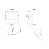 Philips LED Schijnwerper | ProjectLine | 3000K | 1800 lumen | IP65 | 20W  LPH03606 - 3
