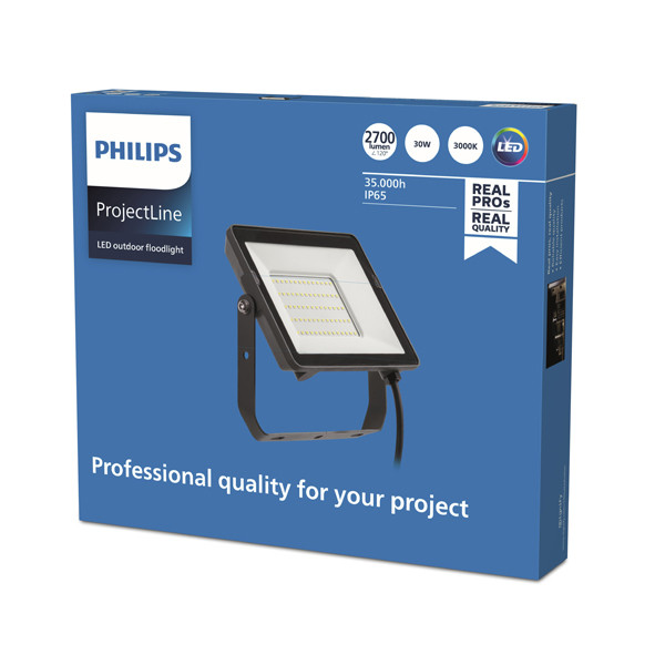 Philips LED Schijnwerper | ProjectLine | 3000K | 2700 lumen | IP65 | 30W  LPH03610 - 2