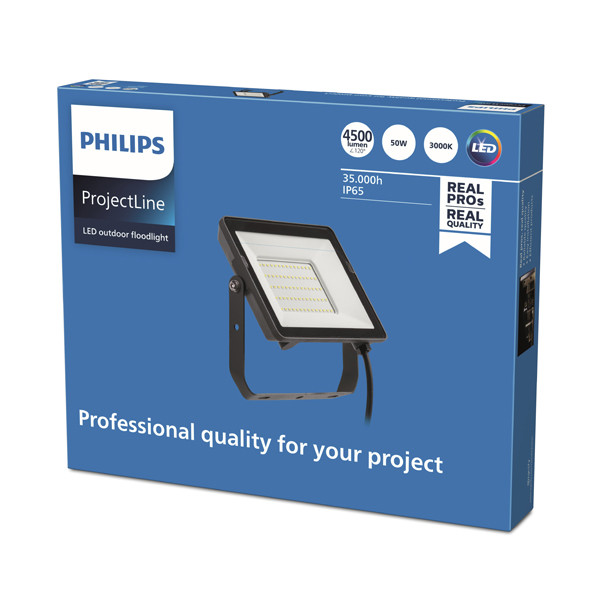 Philips LED Schijnwerper | ProjectLine | 3000K | 4500 lumen | IP65 | 50W  LPH03607 - 2