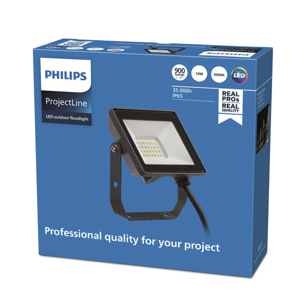 Philips LED Schijnwerper | ProjectLine | 3000K | 900 lumen | IP65 | 10W  LPH03605 - 2