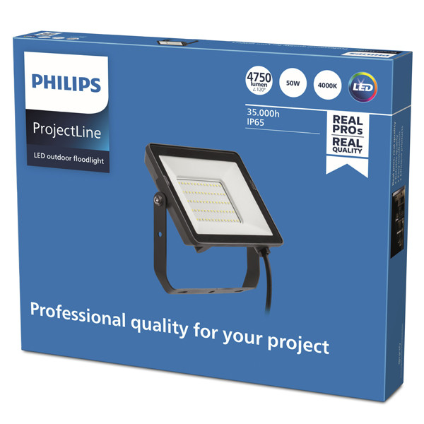 Philips LED Schijnwerper | ProjectLine | 4000K | 4750 lumen | IP65 | 50W  LPH03620 - 2