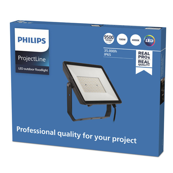 Philips LED Schijnwerper | ProjectLine | 4000K | 9500 lumen | IP65 | 100W  LPH03622 - 2