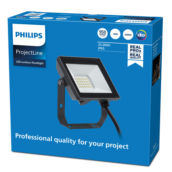 Philips LED Schijnwerper | ProjectLine | 4000K | 950 lumen | IP65 | 10W  LPH03615 - 2