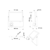 Philips LED Schijnwerper met sensor | ProjectLine | 3000K | 2700 lumen | IP65 | 30W  LPH03611 - 3