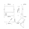 Philips LED Schijnwerper met sensor | ProjectLine | 3000K | 4500 lumen | IP65 | 50W  LPH03609 - 3