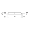 Philips LED TL armatuur 60 cm | ProjectLine | 3000K | 1550 lumen | IP65 | 17W  LPH03629 - 3
