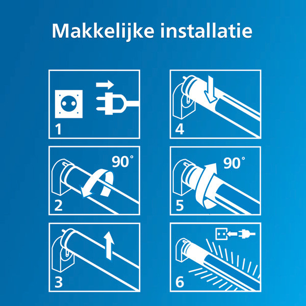 Philips LED TL buis 150 cm | Projectline | 3000K (830) | 2800 lumen (SO) | T5 (G5) | 20.5W (35W) LPH03878 - 5