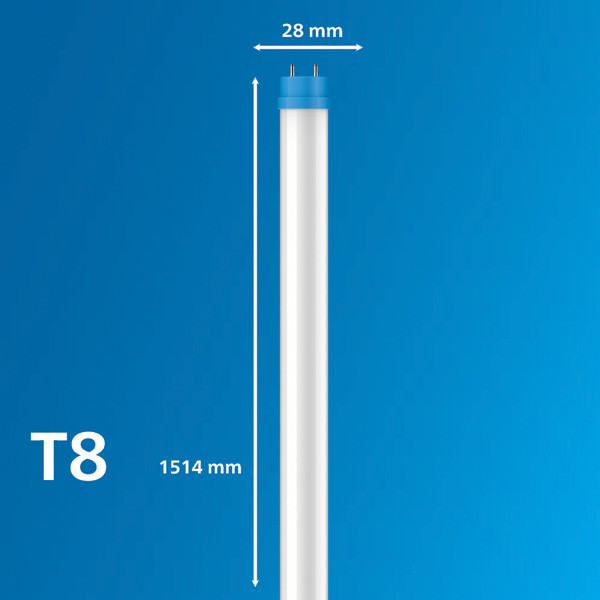 Philips LED TL buis 150 cm | Projectline | 4000K (840) | 3500 lumen (UO) | T8 (G13) | 25.9W (58W) LPH03866 - 3