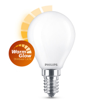 Philips LED lamp | WarmGlow | E14 | Kogel | Mat | 2200-2700K | 3.4W (40W)  LPH02588