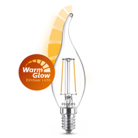 Philips LED lamp | WarmGlow | E14 | Sierkaars | Filament | 2200-2700K | 3.4W (40W)  LPH02563