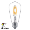 Philips LED lamp | WarmGlow | E27 | Edison | Filament | 2200-2700K | 7W (60W)  LPH01243