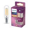 Philips LED lamp E14 | Buis T25 | Filament | 2700K | 3.4W (40W) LPH04186 - 1