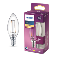 Philips LED lamp E14 | Kaars B35 | Filament | 2700K | 1.9W (25W) LPH04163