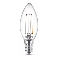 Philips LED lamp E14 | Kaars B35 | Filament | 2700K | 2W (25W) LPH02435