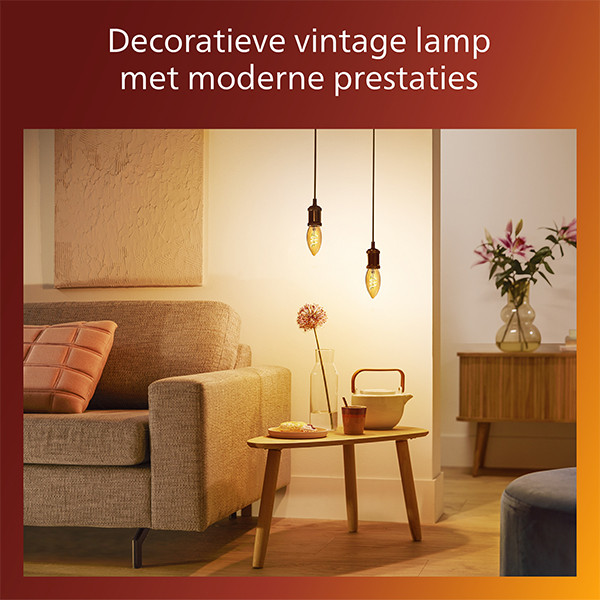 Philips LED lamp E14 | Kaars B35 | Filament | Goud | 2200K | Dimbaar | 3.1W (25W) LPH04112 - 4