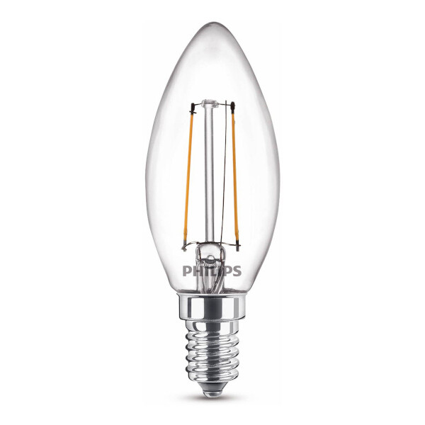 Philips LED lamp E14 | Kaars B35 | Filament | Helder | 2700K | 1.4W (15W)  LPH02423 - 1