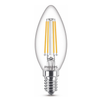 Philips LED lamp E14 | Kaars B35 | Filament | Helder | 2700K | 6.5W (60W)  LPH02439