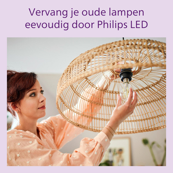 Philips LED lamp E14 | Kaars B35 | Helder | 2700K | 3.4W (40W) | 3 stuks LPH04980 - 3