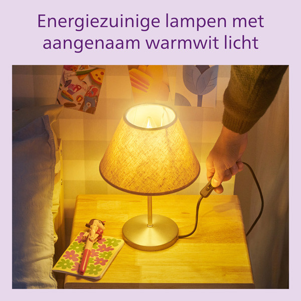 Philips LED lamp E14 | Kaars B35 | Helder | 2700K | 3.4W (40W) | 3 stuks LPH04980 - 4