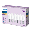 Philips LED lamp E14 | Kaars B35 | Mat | 2700K | 3.4W (40W) | 6 stuks LPH04972 - 1