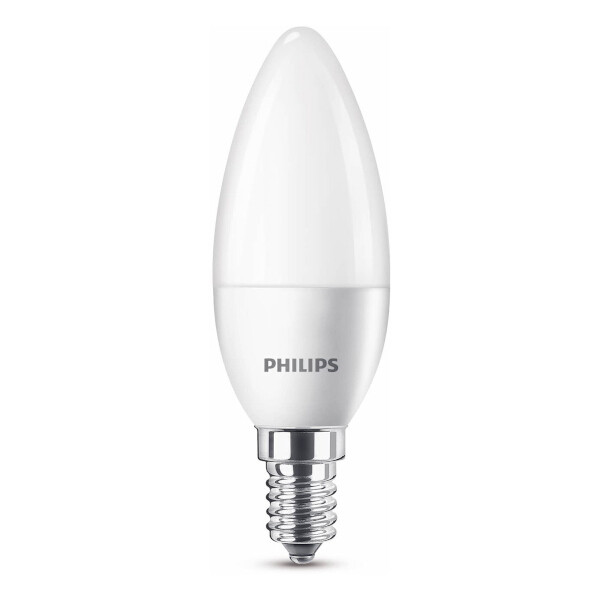 Philips LED lamp E14 | Kaars B35 | Mat | 2700K | 4W (25W) | 3 stuks  LPH02433 - 1