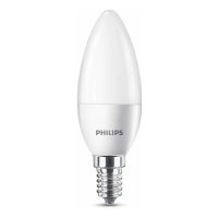 Philips LED lamp E14 | Kaars B35 | Mat | 2700K | 4W (25W) | 3 stuks  LPH02433