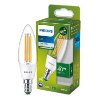 Philips LED lamp E14 | Kaars B35 | Ultra Efficient | Filament | Helder | 4000K | 2.3W (40W)  LPH02901