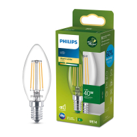 Philips LED lamp E14 | Kaars B45 | Ultra Efficient | Filament | 2700K | 2.3W (40W)  LPH03820