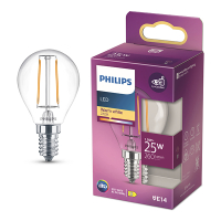 Philips LED lamp E14 | Kogel P45 | Filament | Helder | 2700K | 1.9W (25W) LPH04176