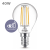 Philips LED lamp E14 | Kogel P45 | Filament | Helder | 2700K | 3.4W (40W) LPH04197 - 2