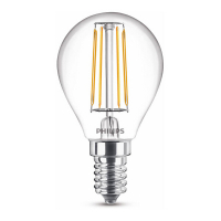 Philips LED lamp E14 | Kogel P45 | Filament | Helder | 2700K | 4.3W (40W)  LPH02396