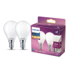 Philips LED lamp E14 | Kogel P45 | Mat | 2700K | 1.9W (25W) | 2 stuks LPH04180 - 1