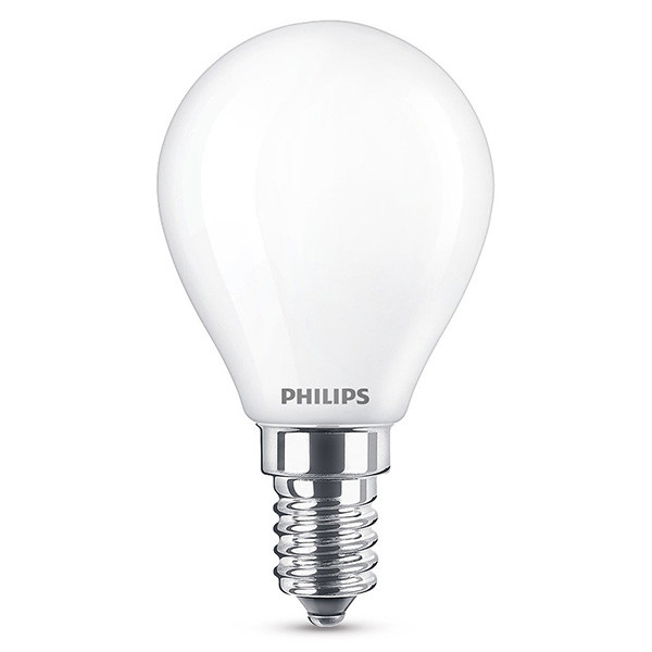 Philips LED lamp E14 | Kogel P45 | Mat | 2700K | 4.3W (40W) | 2 stuks LPH00805 - 1