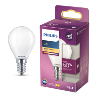 Philips LED lamp E14 | Kogel P45 | Mat | 2700K | 5.9W (60W) LPH04229