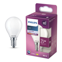 Philips LED lamp E14 | Kogel P45 | Mat | 4000K | 1.9W (25W) LPH04179