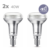 Philips LED lamp E14 | Reflector R50 | Helder | 2700K | 3W | 2 stuks LPH04798