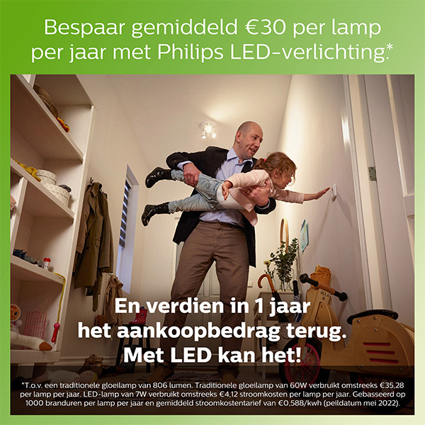 Philips LED lamp E14 | Reflector R50 | Helder | 2700K | 3W | 2 stuks LPH04798 - 6