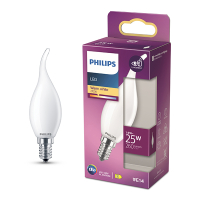 Philips LED lamp E14 | Sierkaars BA35 | Mat | 2700K | 1.9W (25W) LPH04174