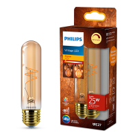 Philips LED lamp E27 | Buis T32 | Filament | Goud | 1800K | Dimbaar | 3.1W (25W) LPH04108